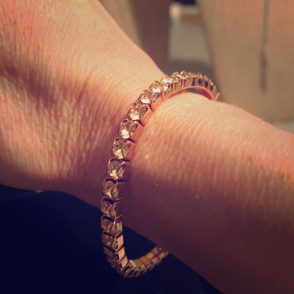 Touchstone Crystal by Swarovski RoseGold Bracelet